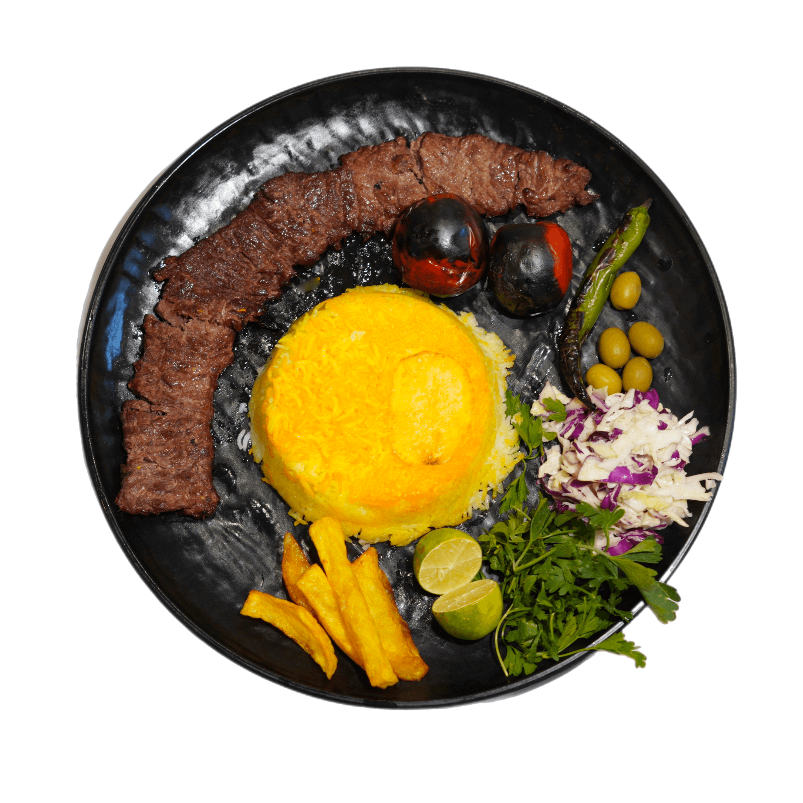 چلوکباب برگ