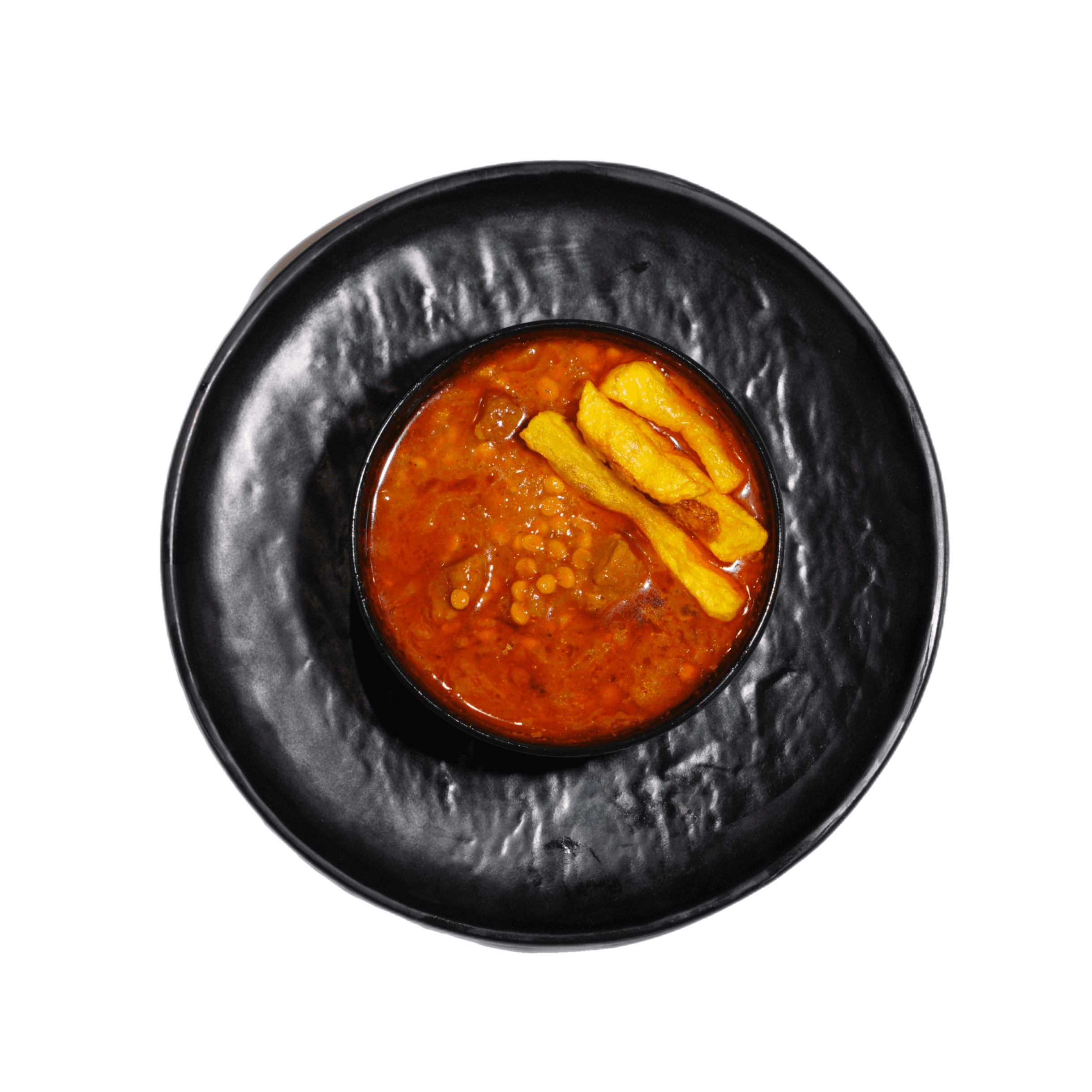 چلو خورشت قیمه (بادمجون یا سیب زمینی)